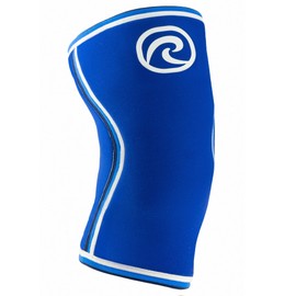 Rehband Power Max Knee Support, 7 mm, SBR / Neoprene, Suitable for Competition, Knee Sleeves for Bodybuilding, Powerlifting, Crossfit & Heavy Weightlifting, Colour: Blue, Size: M