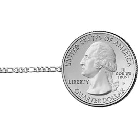 Savlano 925 Sterling Silver Italian Solid Figaro Link Chain Bracelet With Gift Box For Men & Women - Made in Italy (9, 3.5mm)