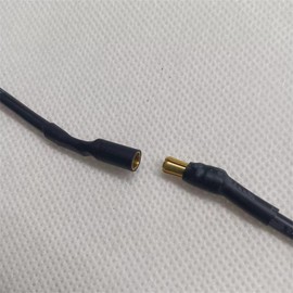 skrnrhrery Banana Gold Bullet Connector Extension Cable, 3.5mm Banana Plug Male Female Cable for RC Brushless Motor ESC Extension Cable RC Auto Boat Parts (16AWG Wire 10CM 3 Pieces)