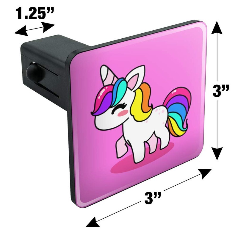 GRAPHICS & MORE Cute Kawaii Rainbow Unicorn Chibi Tow Trailer