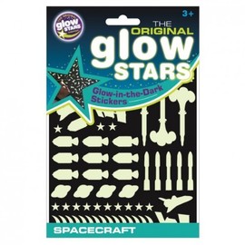 The Original Glowstars Company Glow in The Dark Stickers Spacecraft