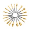 20pcs Rotary Bits Burr Set with 1/8 inch Shank for