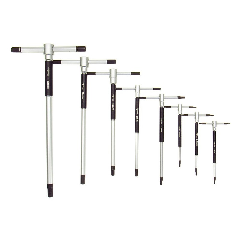 Pit Posse 8pc Metric T-Handle Hex Allen Key Wrench Tool