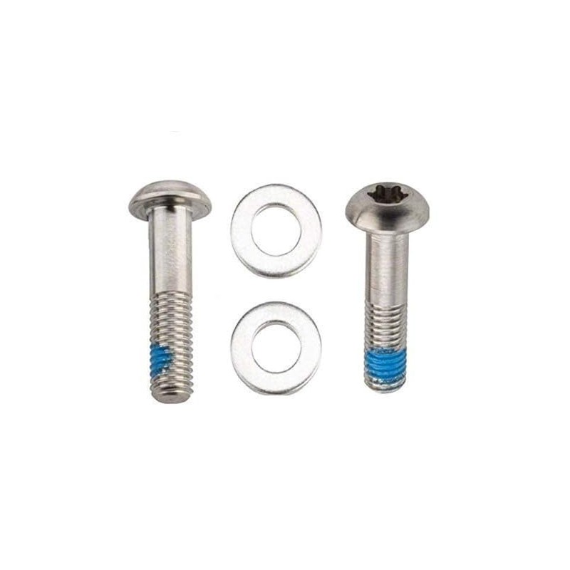 Bracket Mounting Bolts Stainless T25 22mm 2 Pcs Flat Mount