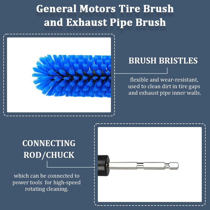 Drill Brush for Car Wheel, Soft No Scratches Vehicle Rim