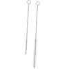 Juvale Stainless Steel Straw Cleaner Brush Set - Extra Thin