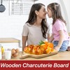 Bgtecho 6 Pack Wood Cutting Board with Handle, 10.5 X