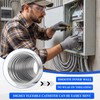 Wesiti 2" x 25 FT Flexible Conduit, Galvanized Steel FMC