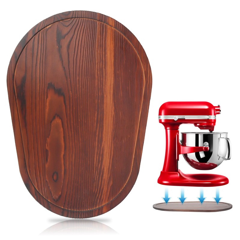 Bamboo Mixer Slider Compatible with Kitchen aid Bowl Lift 5-8