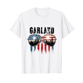 Garland Skyline Sunglasses American Flag T-Shirt