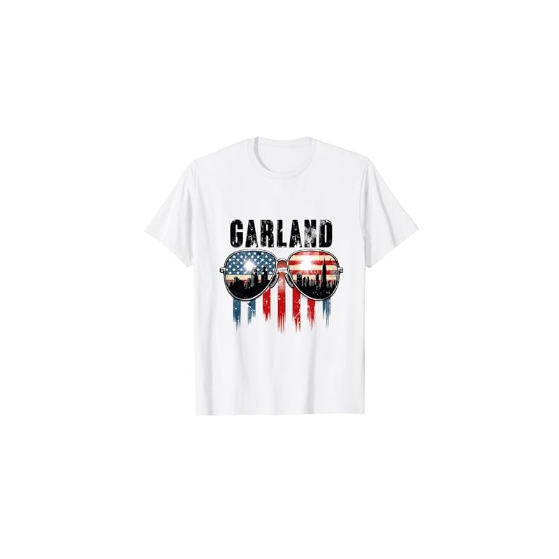 Garland Skyline Sunglasses American Flag T-Shirt