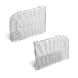 HERCOO - Cubierta de luz interior de cúpula para el techo, lente transparente, lado derecho izquierdo, compatible con Honda Accord Civic CR-V Fit HR-V Insight Odyssey Ridgeline sin techo solar,