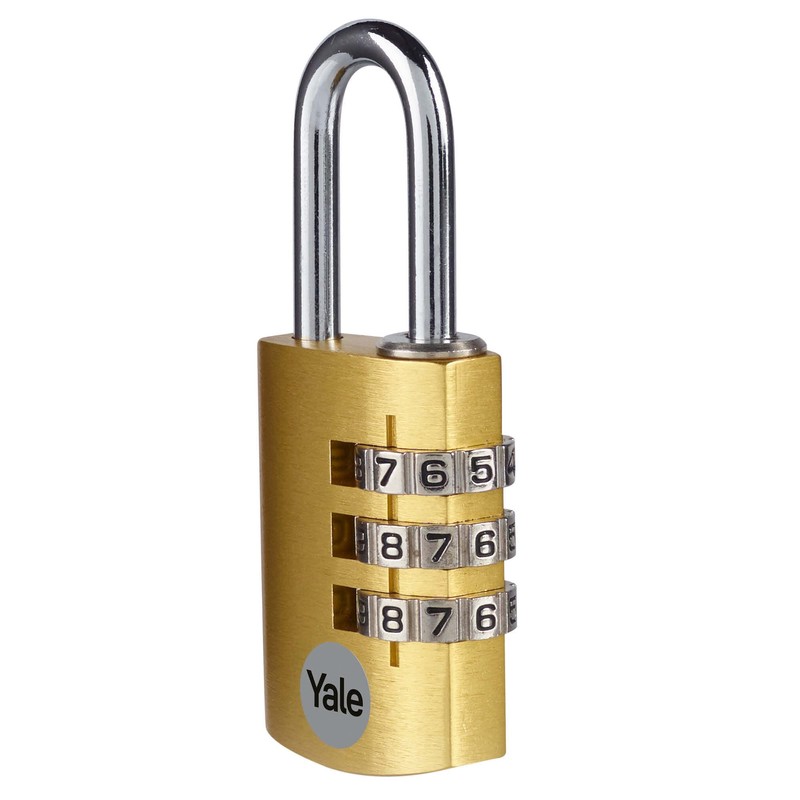 Yale YE3CB/28/126/1/GO YE3C YE3CB/28/126/GO Combination Safety Padlock, Gold