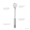 Tovolo 10" Stainless Steel Spring Galaxy Coil Whisk for Mixing,