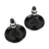 EBTOOLS 2 x Metal Snow Plow Gliders Snow Plow Blades