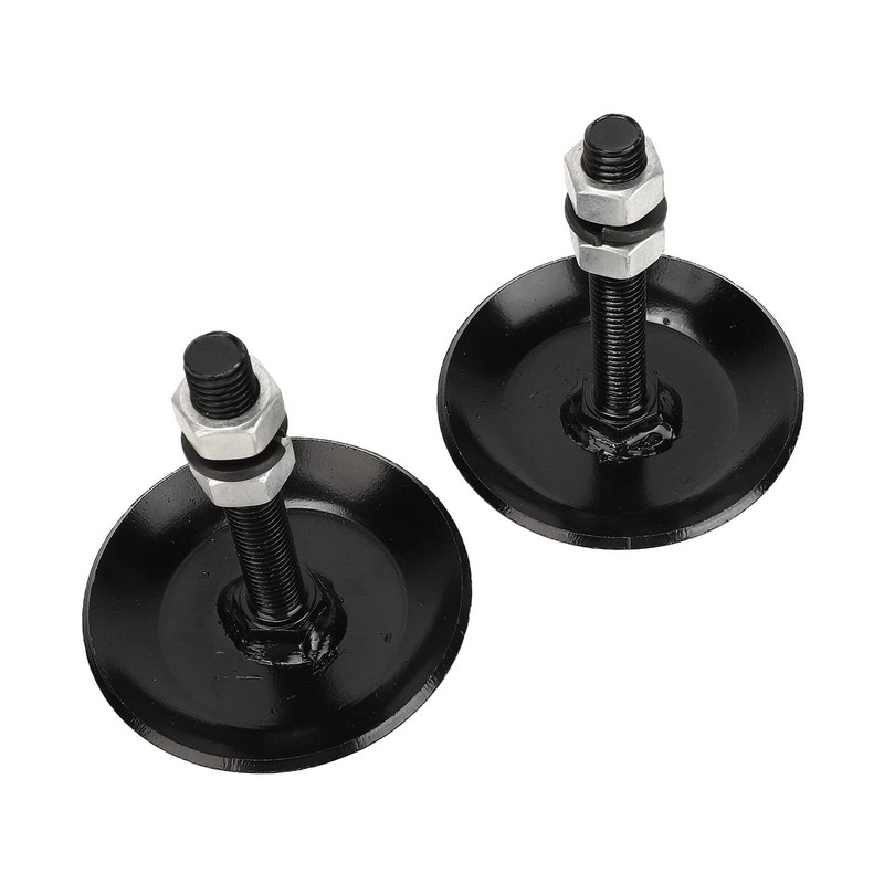 EBTOOLS 2 x Metal Snow Plow Gliders Snow Plow Blades
