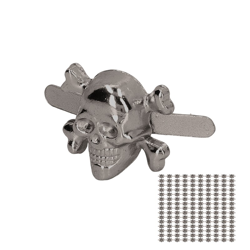 150 Pcs Skull Rivets Fashionable Gothic Style Beautiful Skull Stud