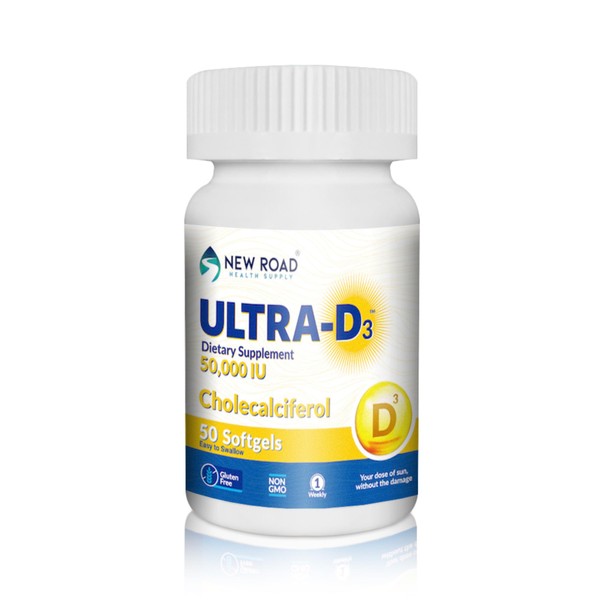 ULTRA-D3 New Road Health Supply - Vitamin D 50000 IU,