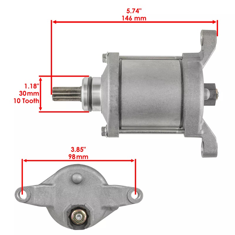 Caltric Starter fits Suzuki LT-A400F LTA400F KingQuad 400 4X4 AS