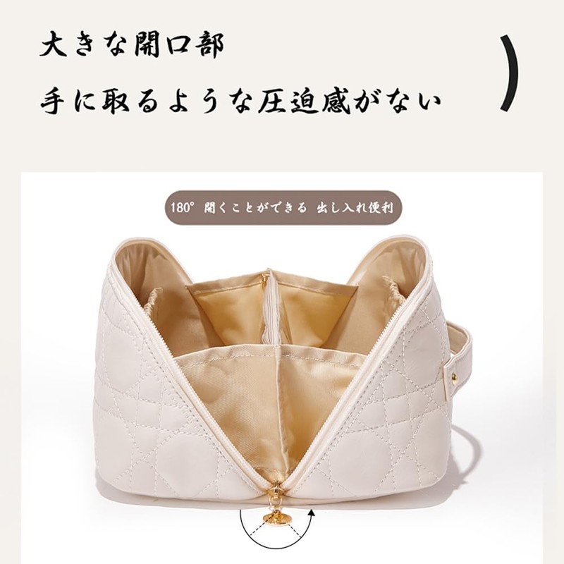 Neoviva Makeup Pouch, Small Items, Pouch, Cosmetics Pouch, Large Capacity,