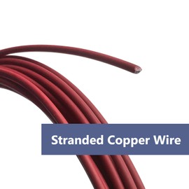 MGI SpeedWare Automotive Wire, Cross-Linked High-Temperature GXL (14ga - 100ft, Red)