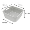 Kitchen Colander Drain Basin 2 in 1 Plastic Basket Strainer