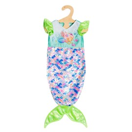 Heless 1320 Doll Clothes in Mermaid Yara Design Dress with Glitter Sequins for Dolls and Cuddly Toys Size 28-35 cm