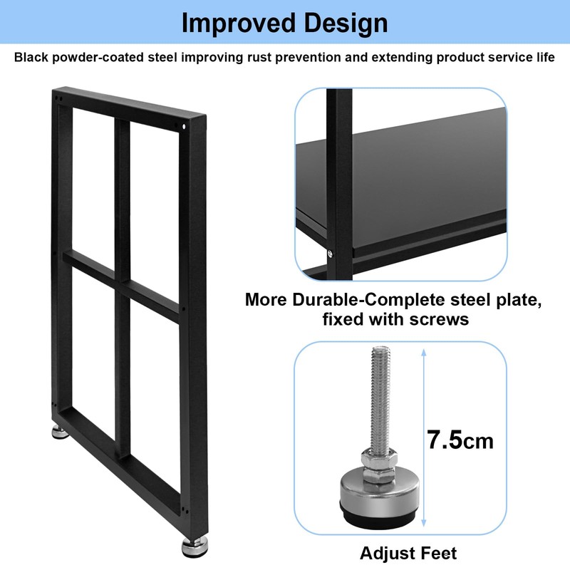 HONYTA Fish Tank Stand Heavy Duty Metal Aquarium Stand 55