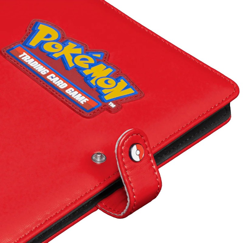 Ultra Pro | Pokemon Premium 4-Pocket Snap Binder - Red