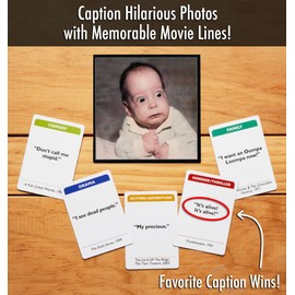 Awkward Family Photos Greatest Hits - Caption Hilarious Pics with Memorable Movie Lines, Best of Original & Vol 2, plus New Pics & Movie Lines, Age 13 & Up, Better Cards, Bigger Images & A Card Box