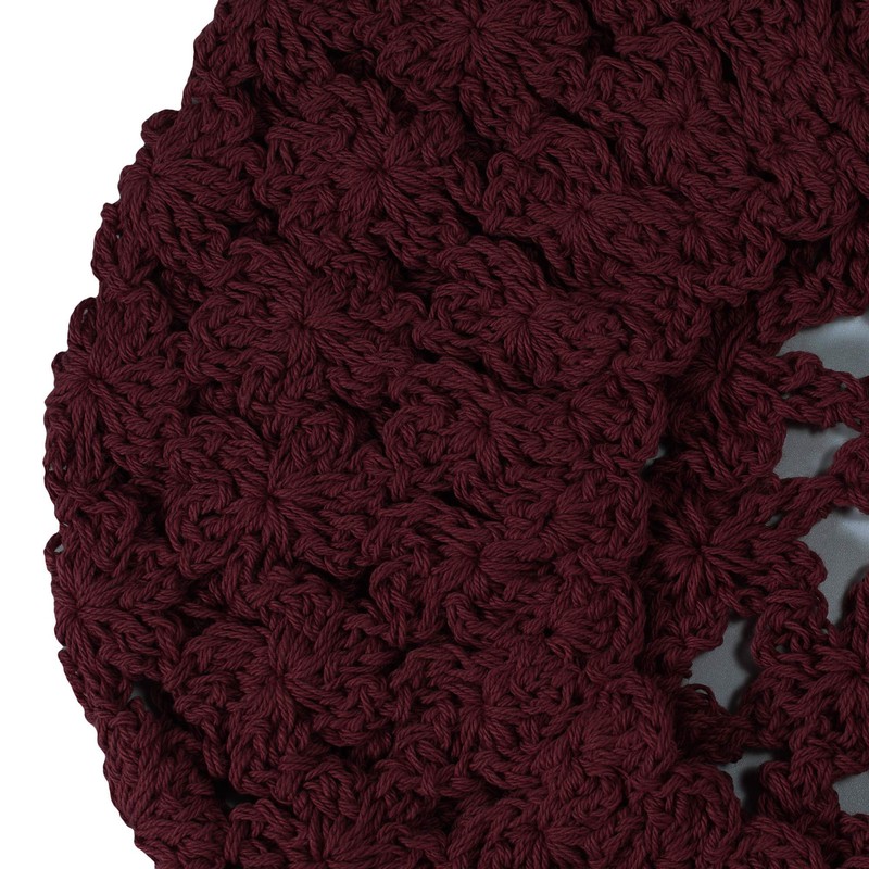 ZLYC Women's Beret Beret Hat, burgundy