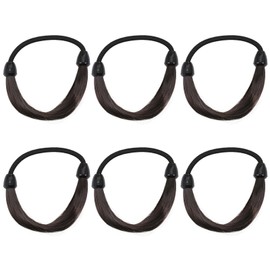 OSALADI 6Pcs Wig Ponytail Holder Wig Hair Tie Hair Ponytail Ties Hair Elastic Rope Elastic Hair Bands Hair Accessories for Women Girls