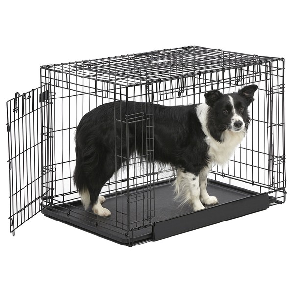 MidWest Homes for Pets Ovation Double Door Dog Crate, 36-Inch