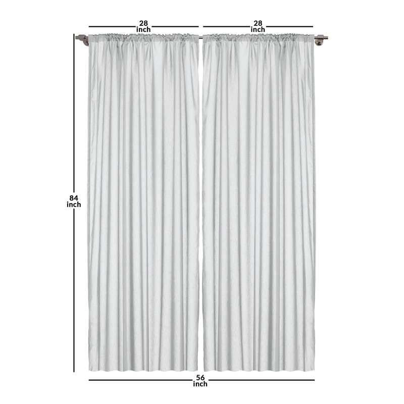 Lunarable Flechas Cortina de Microfibra, Pintoresco, Window Treatments 2 Panel