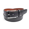 Lacoste LB67865 Men's Casual Belt, Cowhide Leather, Black