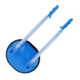 Plastic Freezer Bag Holder Stand Meal Planning Prep Bag Holders Rack Clip Adjustable Kitchen Food Storage Bag(Blue)