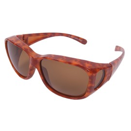 Rapid Eyewear Ladies Polarised Over Glasses Sunglasses. Fit Over Specs. Medium Large. Tortoiseshell