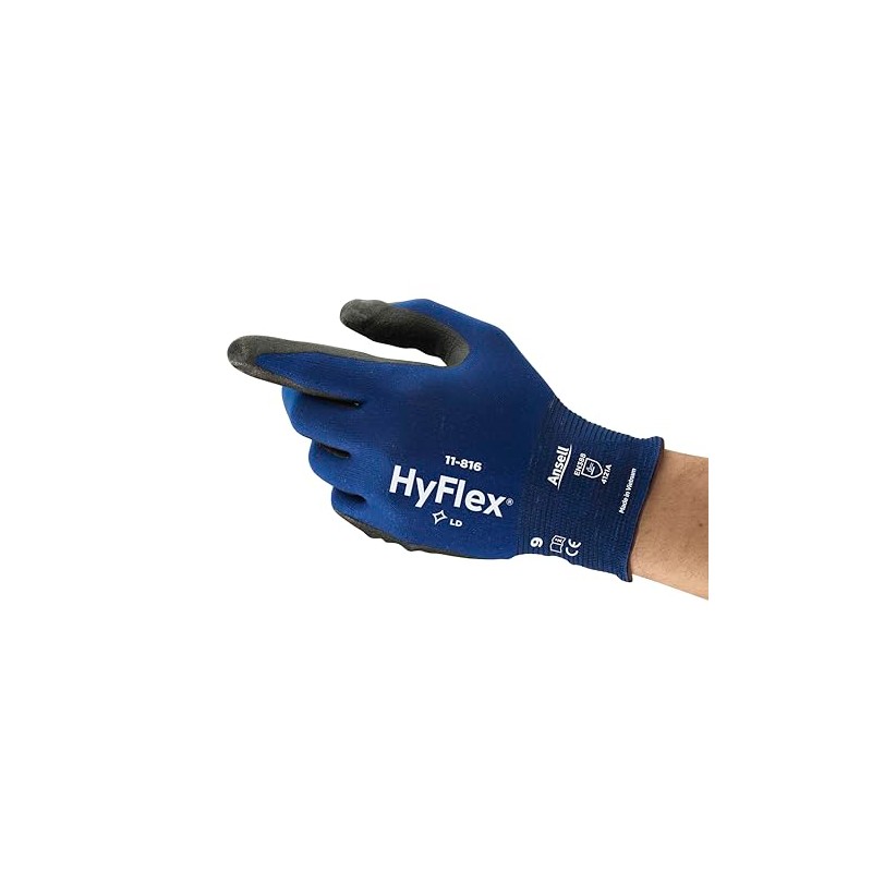 Ansell 11-816-9 Nitrile High Flex 11-816 Large