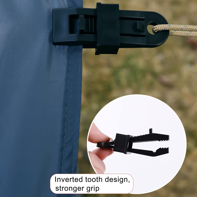 Tarp Clips Heavy Duty Lock Grip,Tarp Clamps for Cover Awnings,