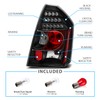 AmeriLite L.E.D Taillights Black for Chrysler 300/300C - Passenger and