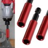 Saipor 10pcs 60mm Magnetic Drill Bit Holder, 1/4 Inch Hex