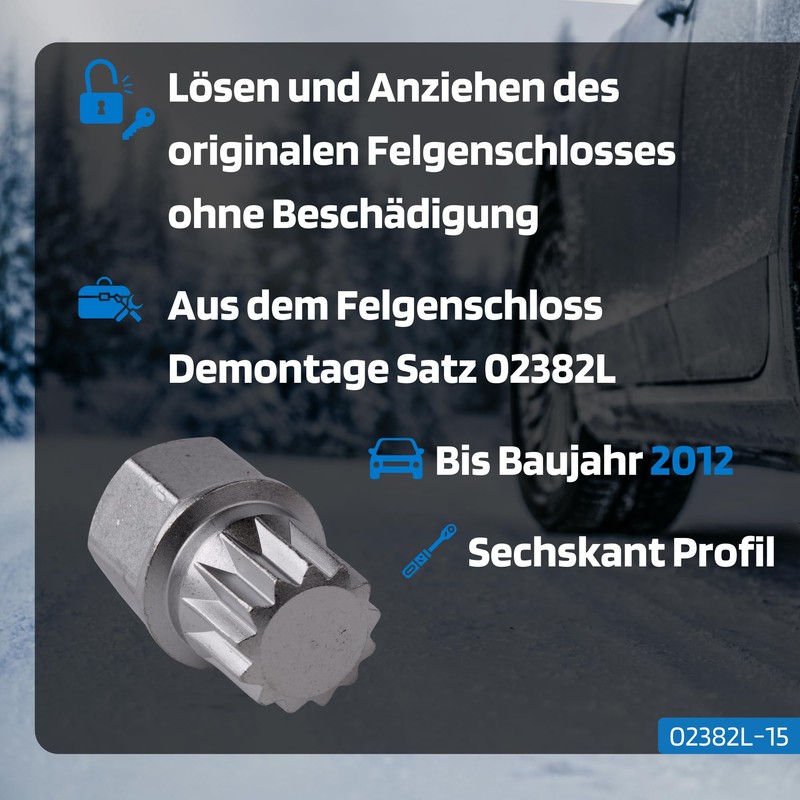 SW-Stahl 02382L 15 VW Adapter
