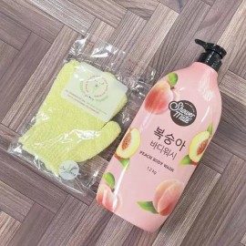 SS [에스에스_62]샤워메이트 복숭아 목욕거품 바디워시1.2kg Ss_62 Shower Mate Peach Body Wash 1.2kg