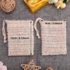 15 Pieces Soap Saver Bag Exfoliating Soap Pouch Sisal Mesh