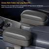 WODHMIEY Universal Car Armrest Box,PU Leather Armrest Extender, Height Adjustable