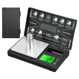Meilen Mini Scale Gram Scale 0.01g Accuracy, Digital Scale Can Used to be Jewelry Scale Coffee Scale Kitchen Scale Coin Scale Mg Scale etc, Microgram Scale 6 Units, Tare Function with Backlit LCD