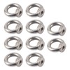 10Pcs Lifting Eye Nut Stainless Steel Ring Shape Fastener Tools