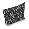 Optometrists Gift Eye Clinic Gift Optometrists Thank You Zipper Pouch Makeup Bag (Optometrists Bag CA)