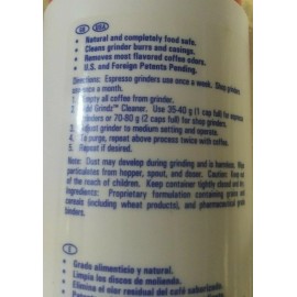 Urnex Grindz Grinder Cleaner Tablets - 15.2oz/430gm Bottle, natural & food safe.