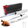 HAUSHOF Cordless Electric Knife Set for Meat Slicing 8V Stainless